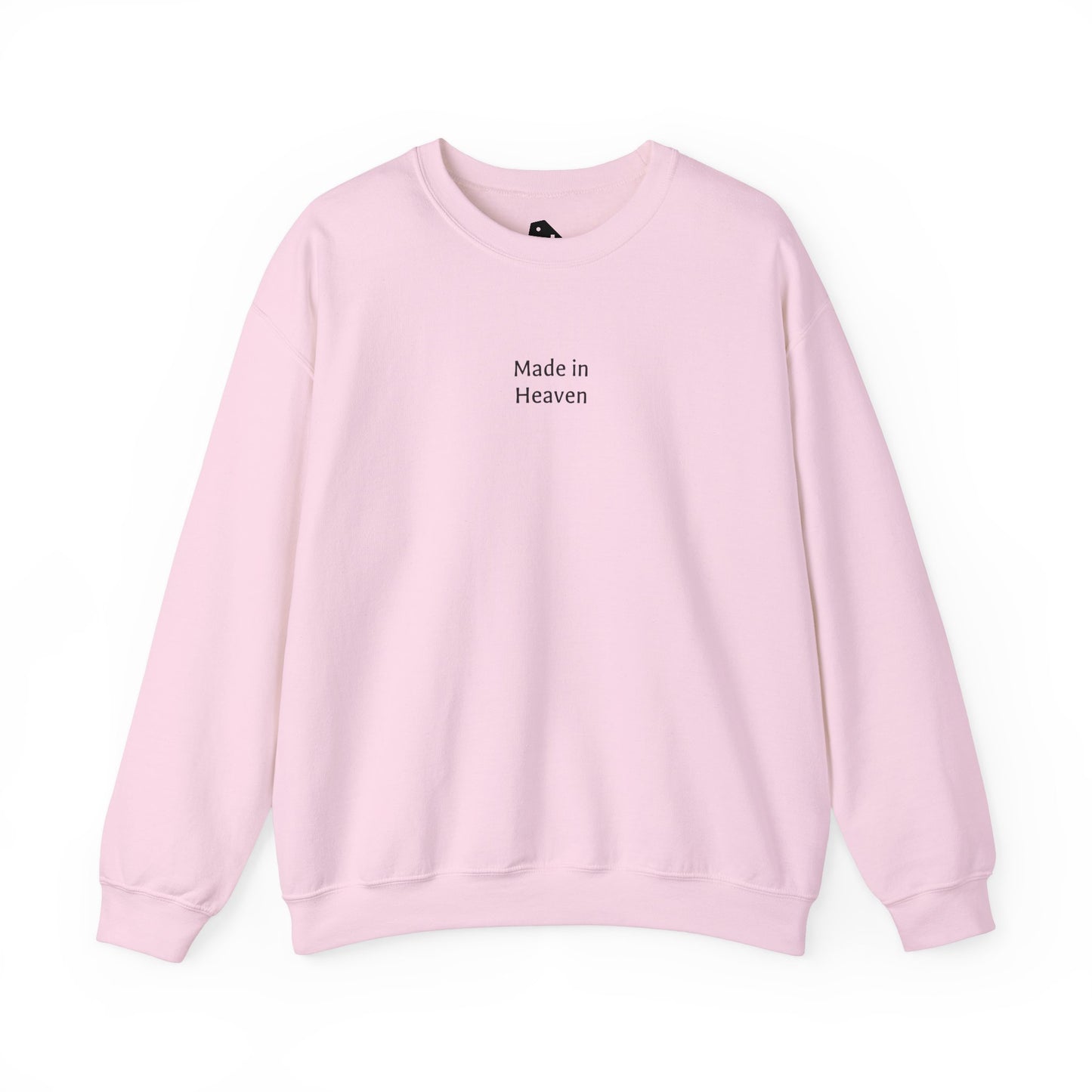 Sudadera con cuello redondo "Hecho en el cielo"