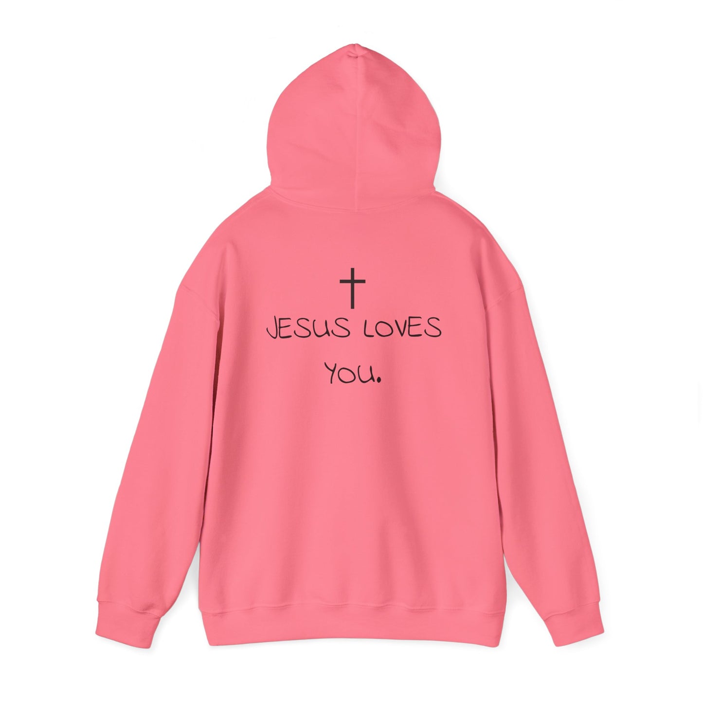 Sudadera con capucha "Jesús te ama"