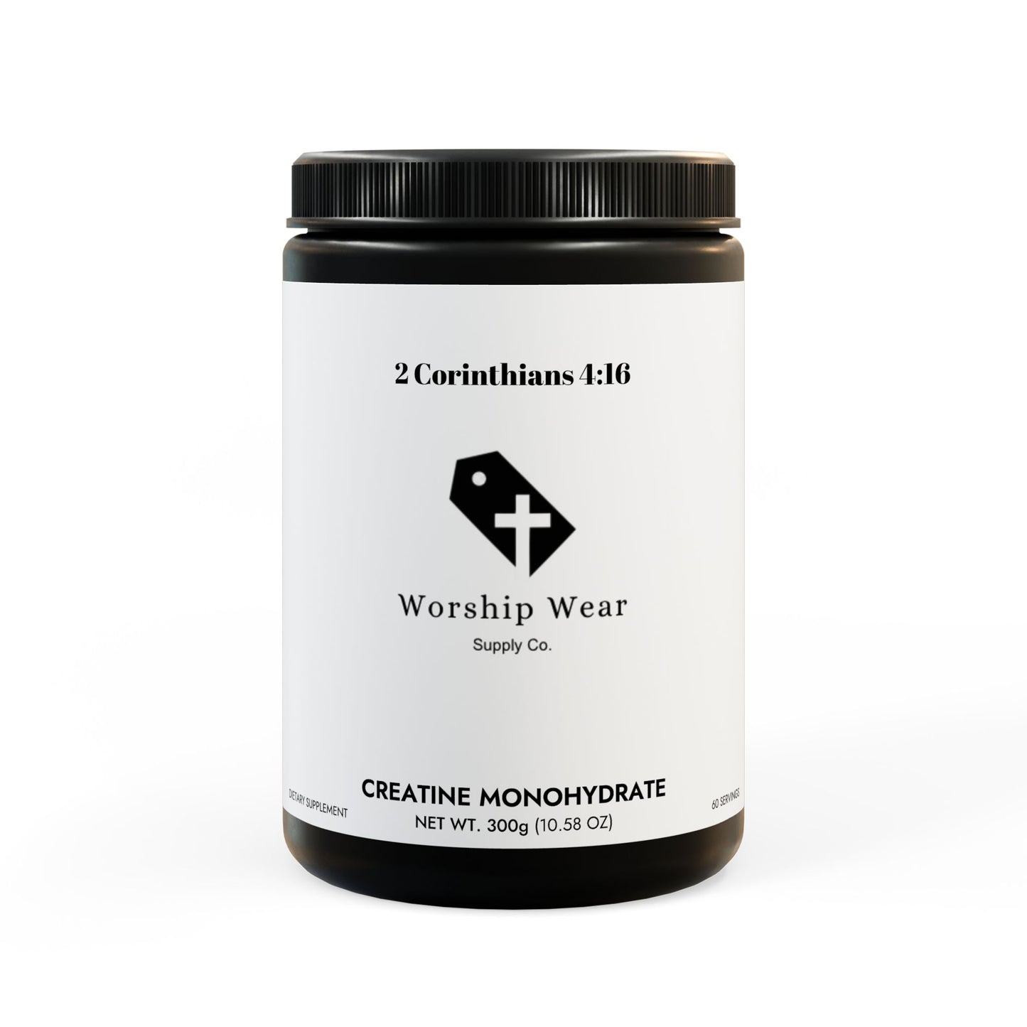 Creatine Monohydrate Supplement (300g, 10.58oz)