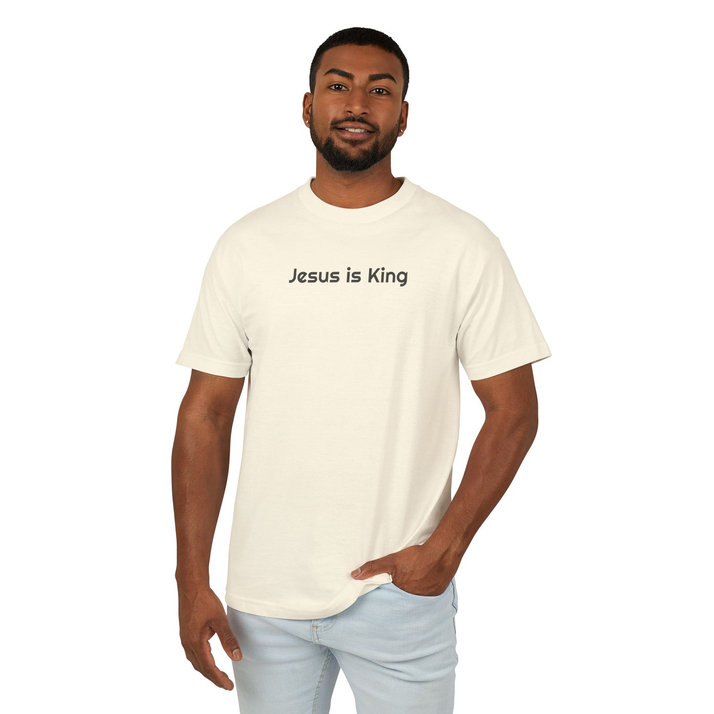 "Jesus is King" Washed Heavyweight T-Shirt