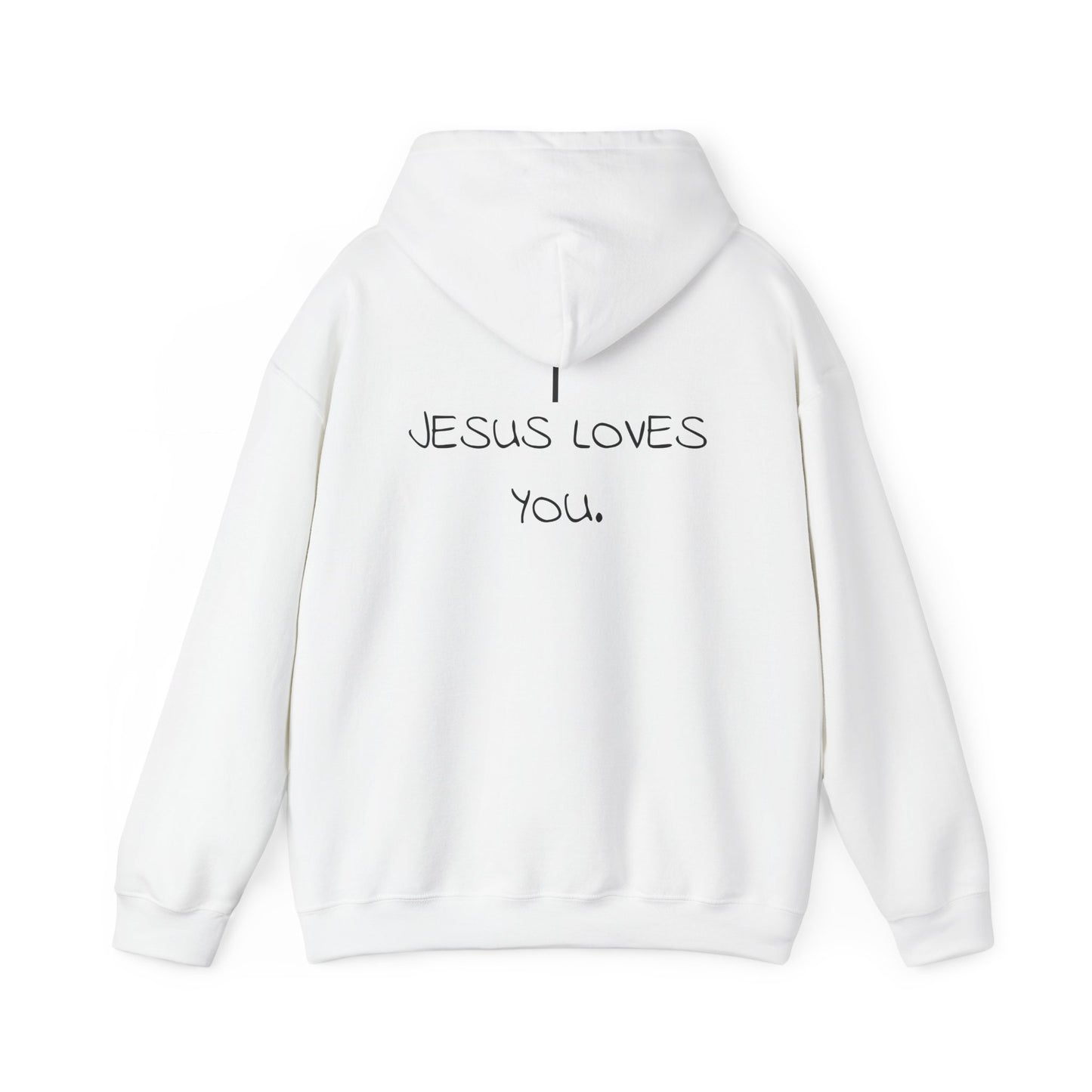 Sudadera con capucha "Jesús te ama"