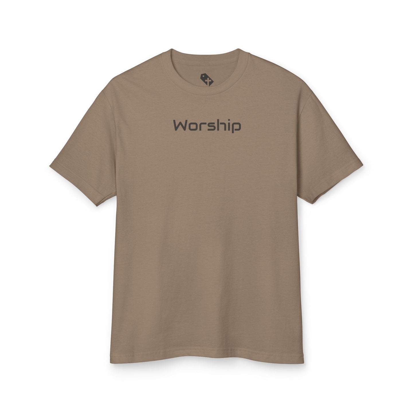 "Worship" Scatter Graphic Washed Heavyweight T-Shirt