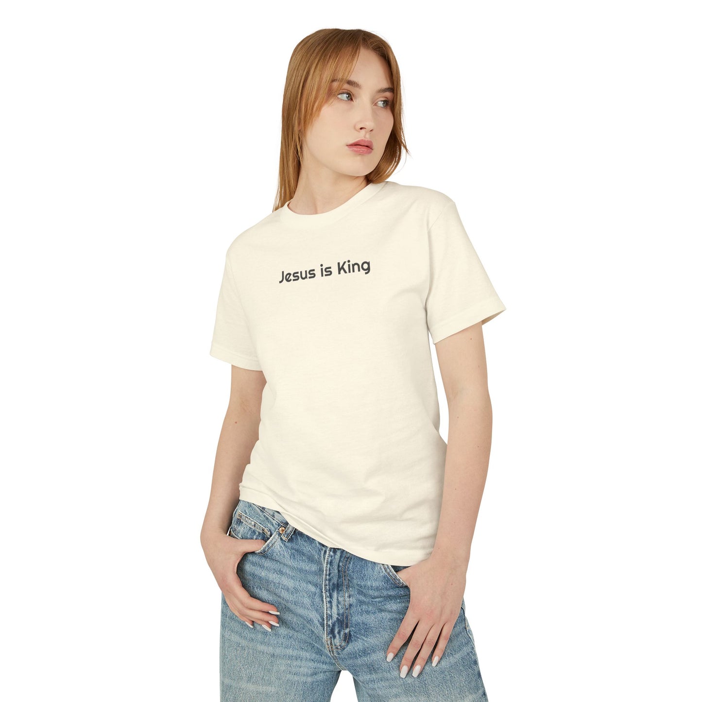 "Jesus is King" Washed Heavyweight T-Shirt