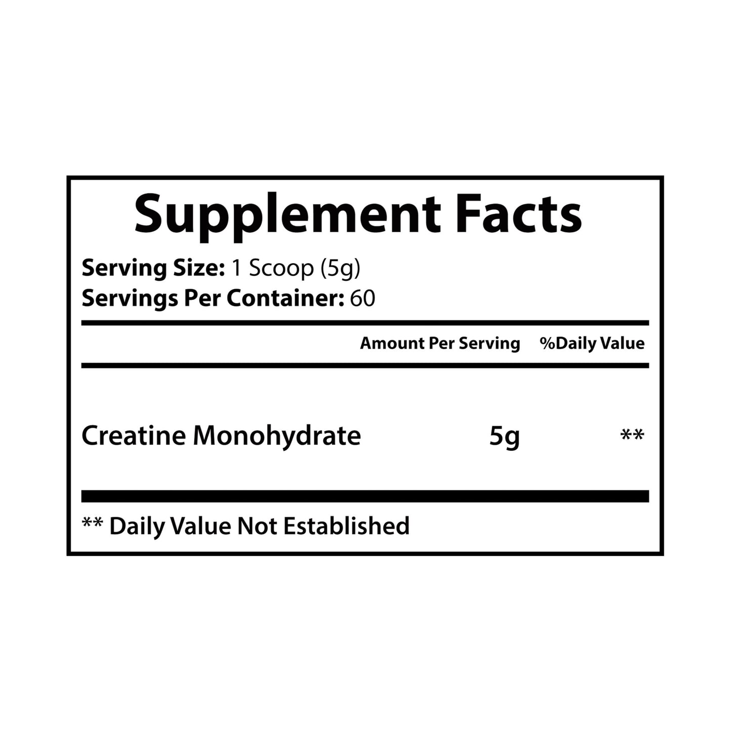 Creatine Monohydrate Supplement (300g, 10.58oz)