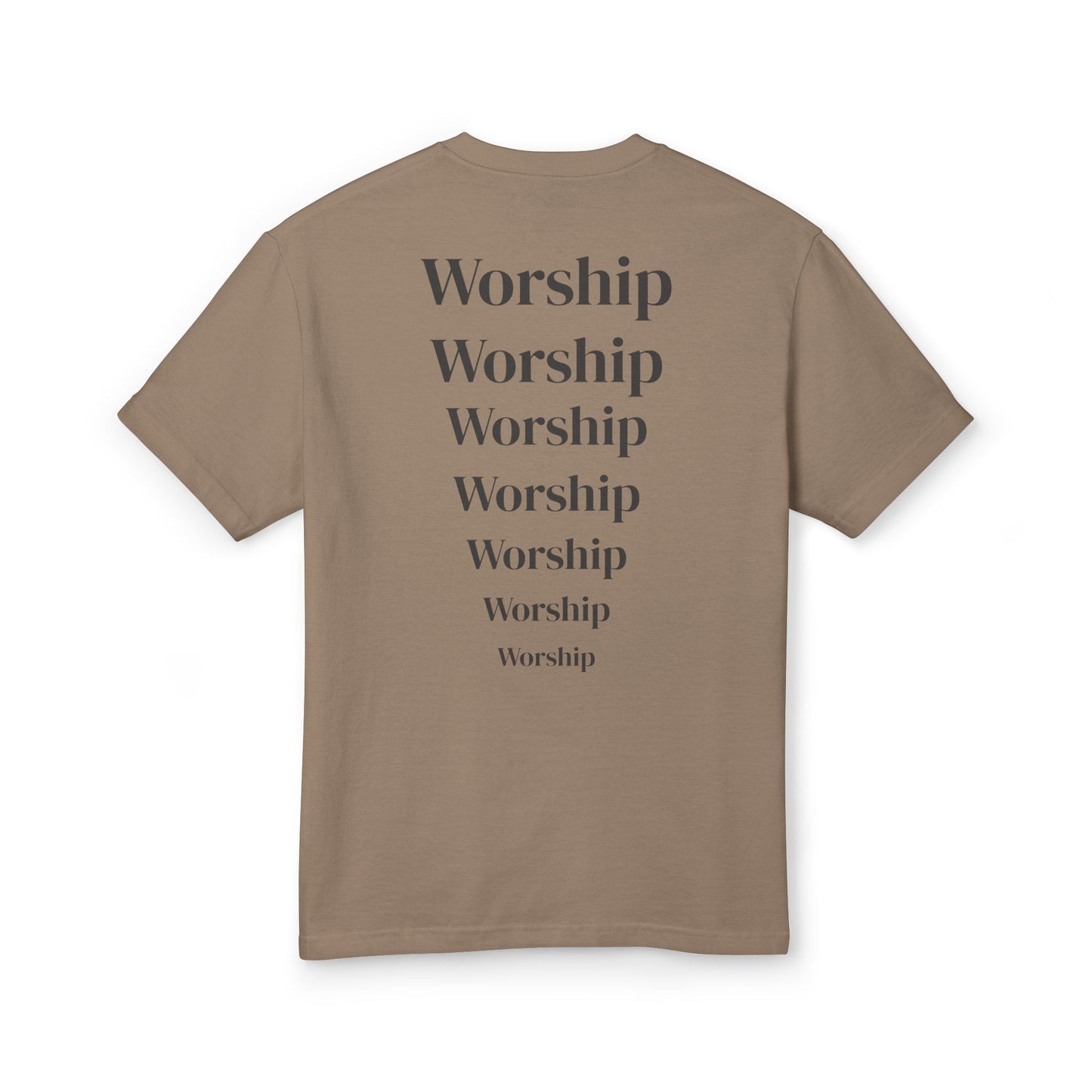 "Worship x7" Washed Heavyweight T-Shirt