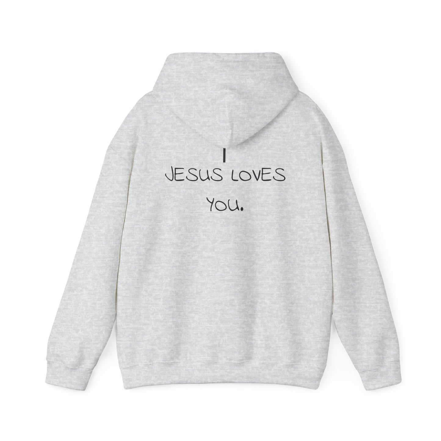 Sudadera con capucha "Jesús te ama"