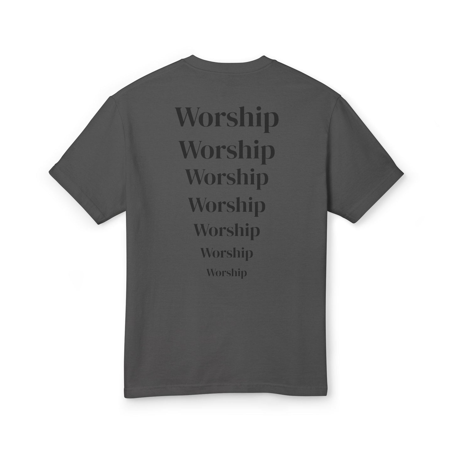 "Worship x7" Washed Heavyweight T-Shirt