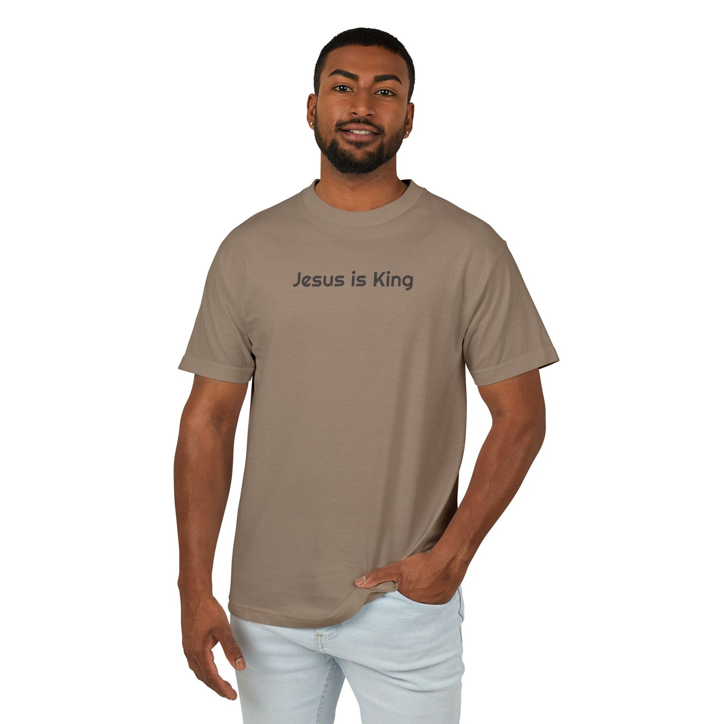 "Jesus is King" Washed Heavyweight T-Shirt