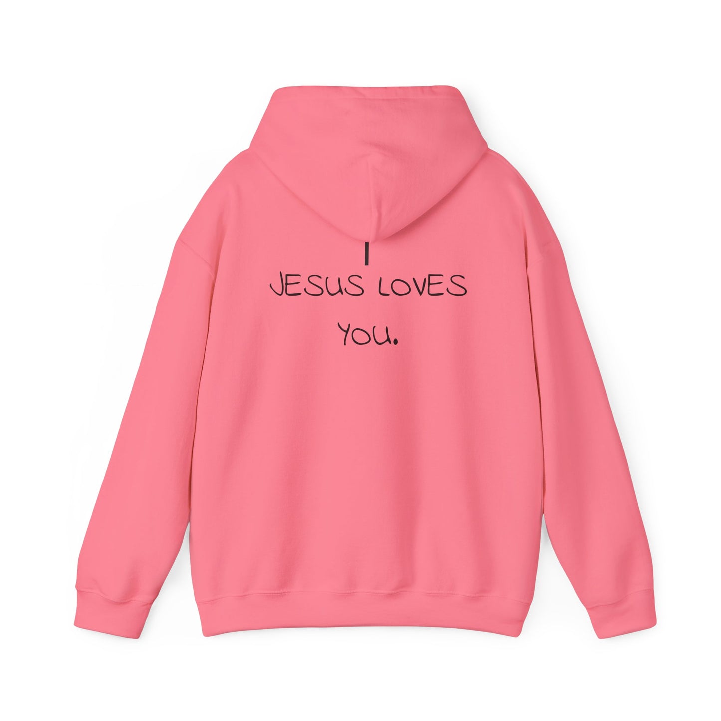 Sudadera con capucha "Jesús te ama"