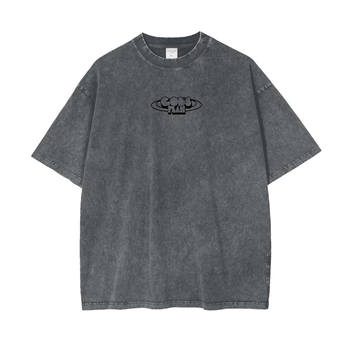 "God's Plan" Oversize Washed T-Shirt